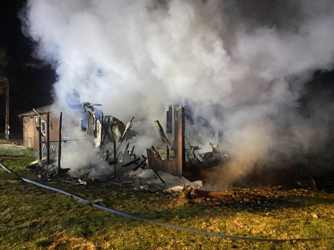 Dog alerts owner to neighboring house fire - The Review
